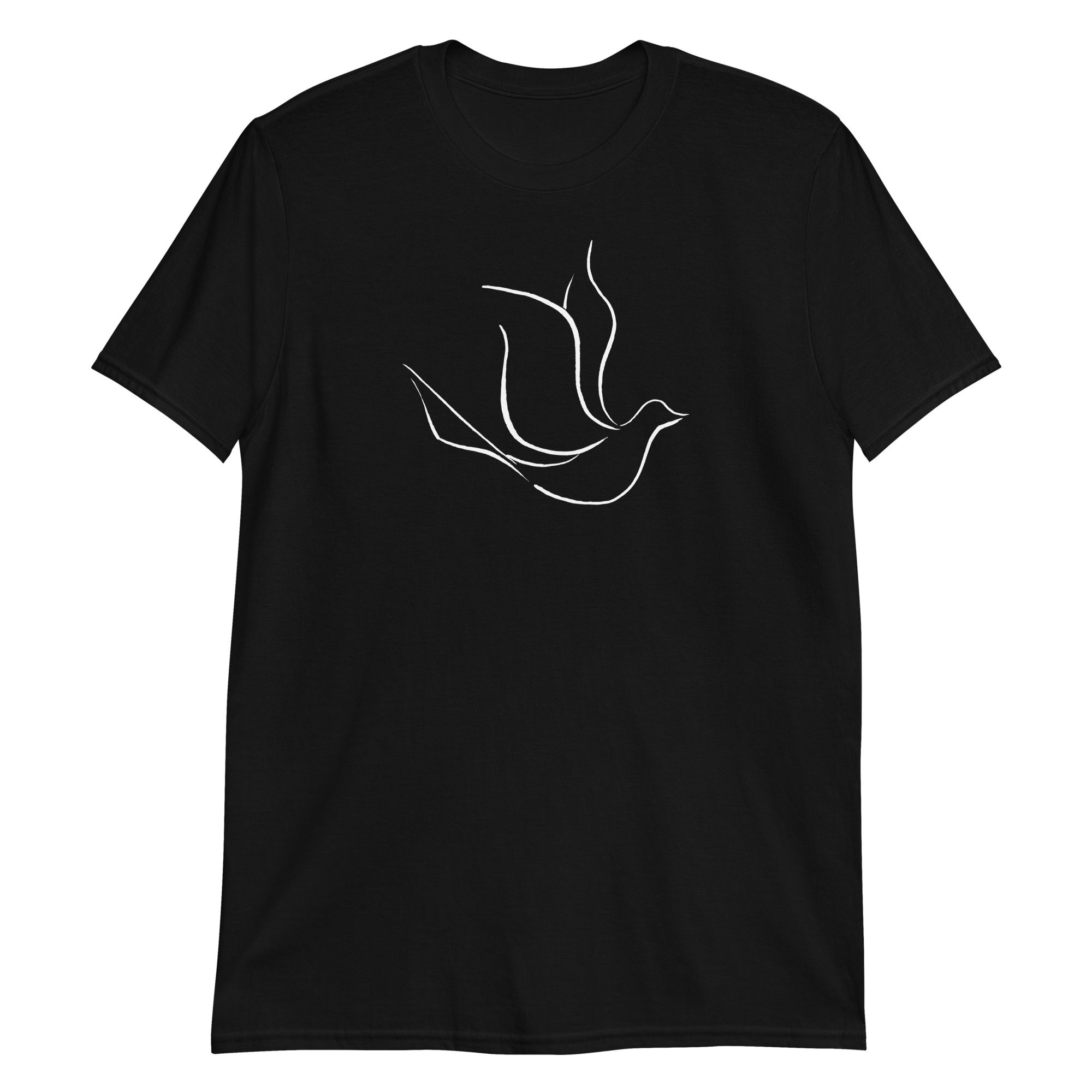 Dove moment black t-shirt