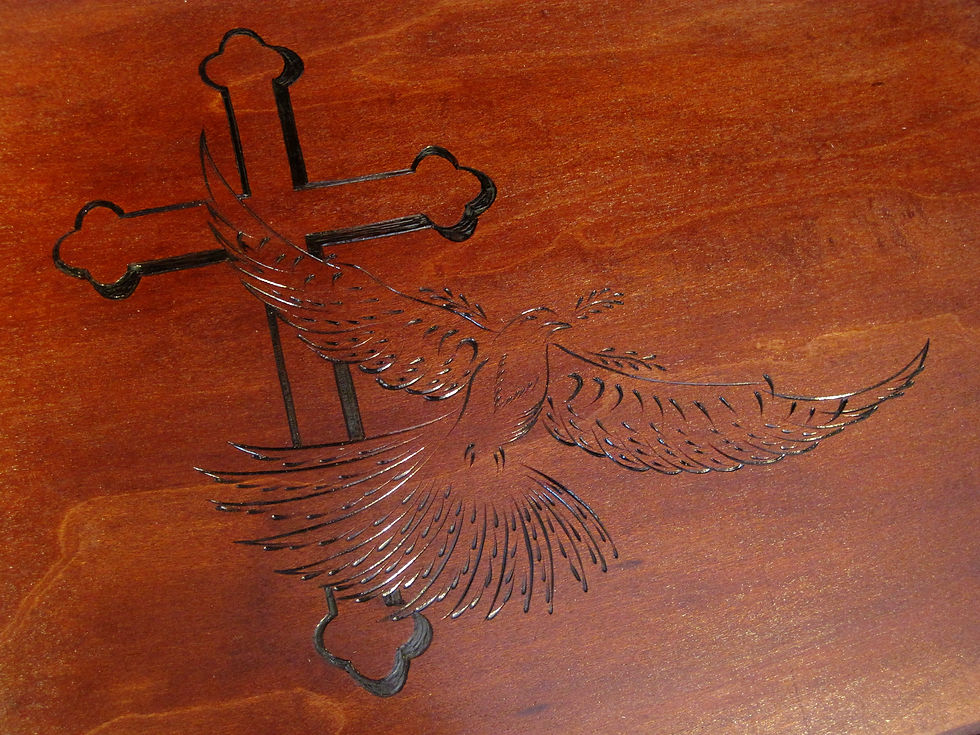 Cross with Flying Dove