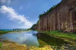 澎湖大菓葉柱狀玄武岩