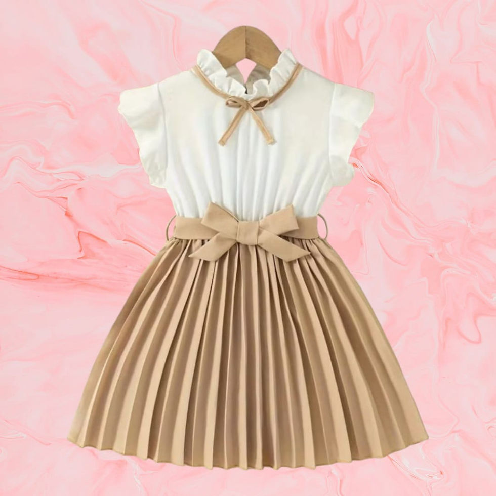Miniatura: Vestido princesa saia plissada infantil e juvenil para todas as ocasiões.