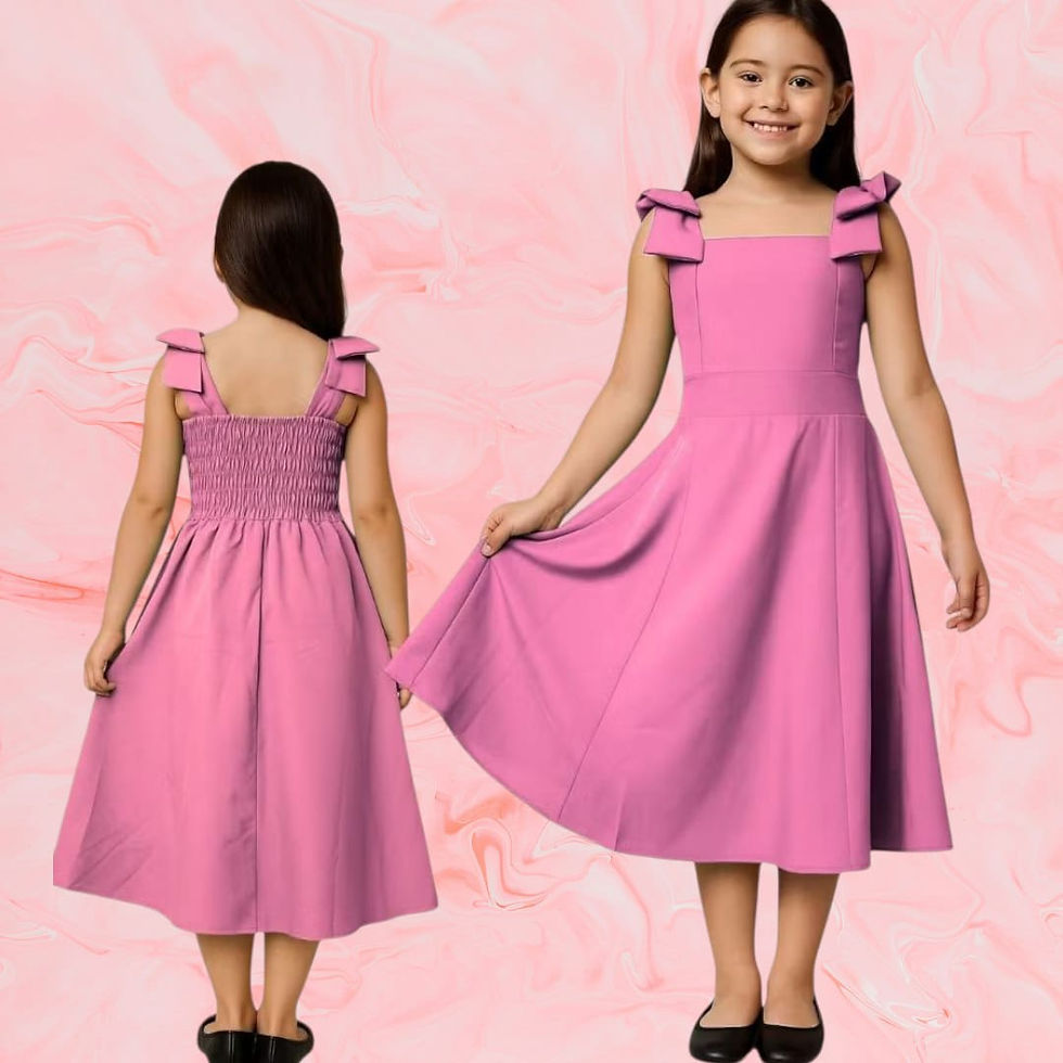 Miniatura: Vestido Infantil Juvenil Feminino| Midi com Laço festa