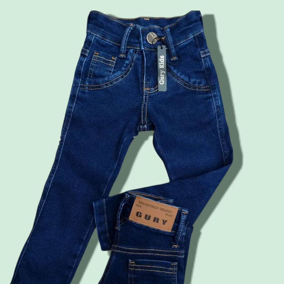 Miniatura: *Calça brim Menino Infantil Com Regulagem e Elastano*