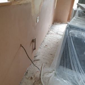 Hickenbuild Recent Work: room renovation with plaster walls