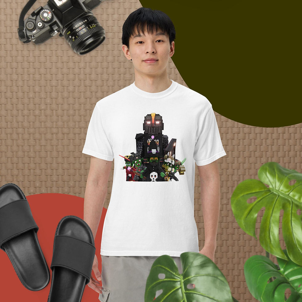 Thumbnail: KOCGames Unisex garment-dyed heavyweight t-shirt