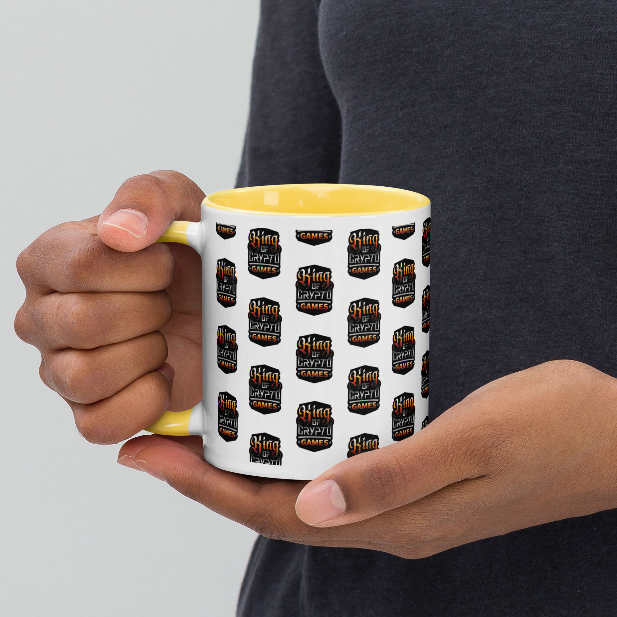 KOC Games Companion Pack — All-Over Logo Color Accent Mug