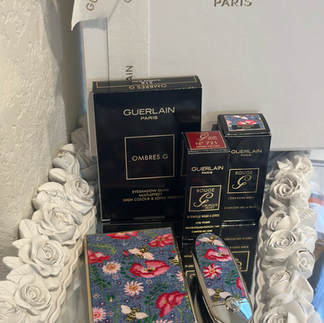 Floral Denim Items with Boxes