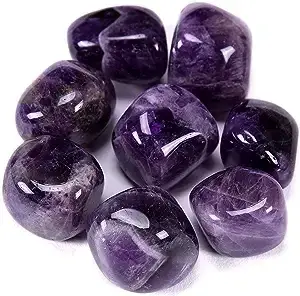 Chevron Amethyst Tumbles