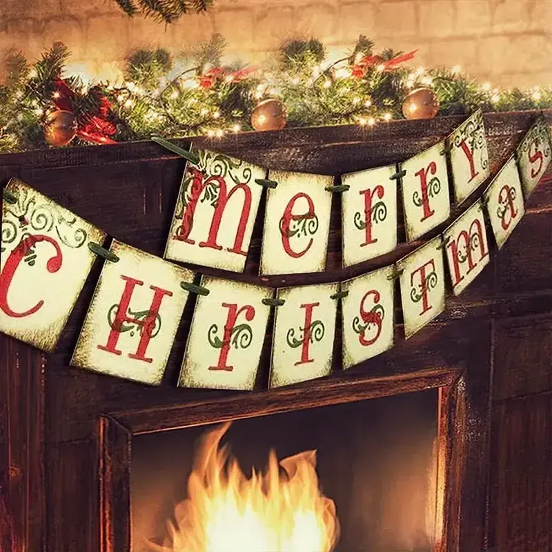 Vintage Christmas Banner