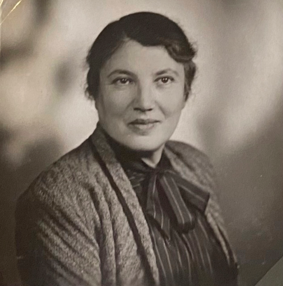 My father's mother Rosa in England during the war