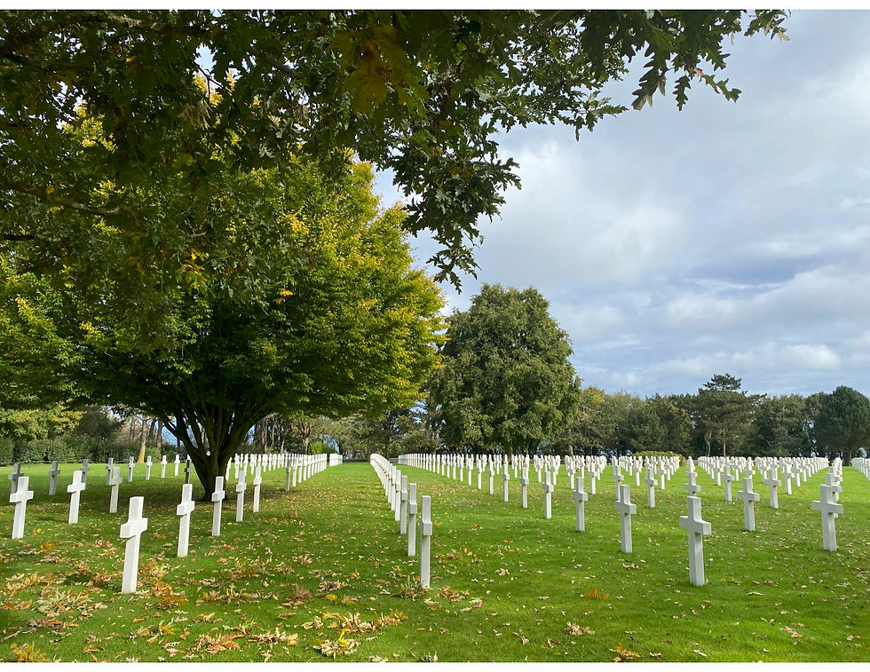 American Cemetery and Memorial, Colleville-sur-mer, Normandy