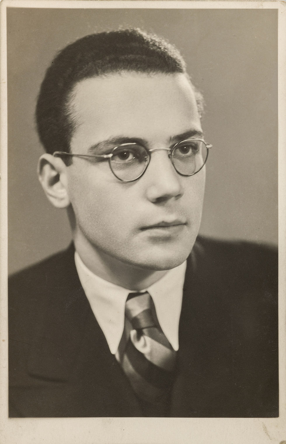 My father, age 18, Brno