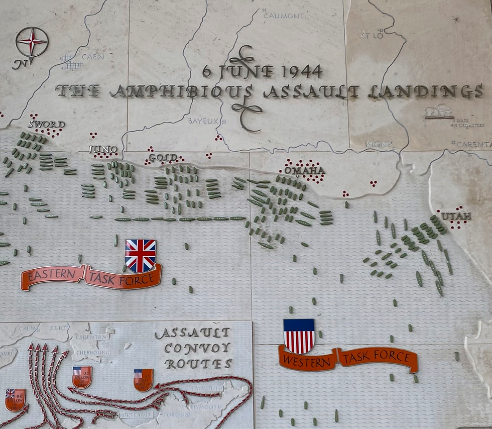Graphic at American Cemetery and Memorial