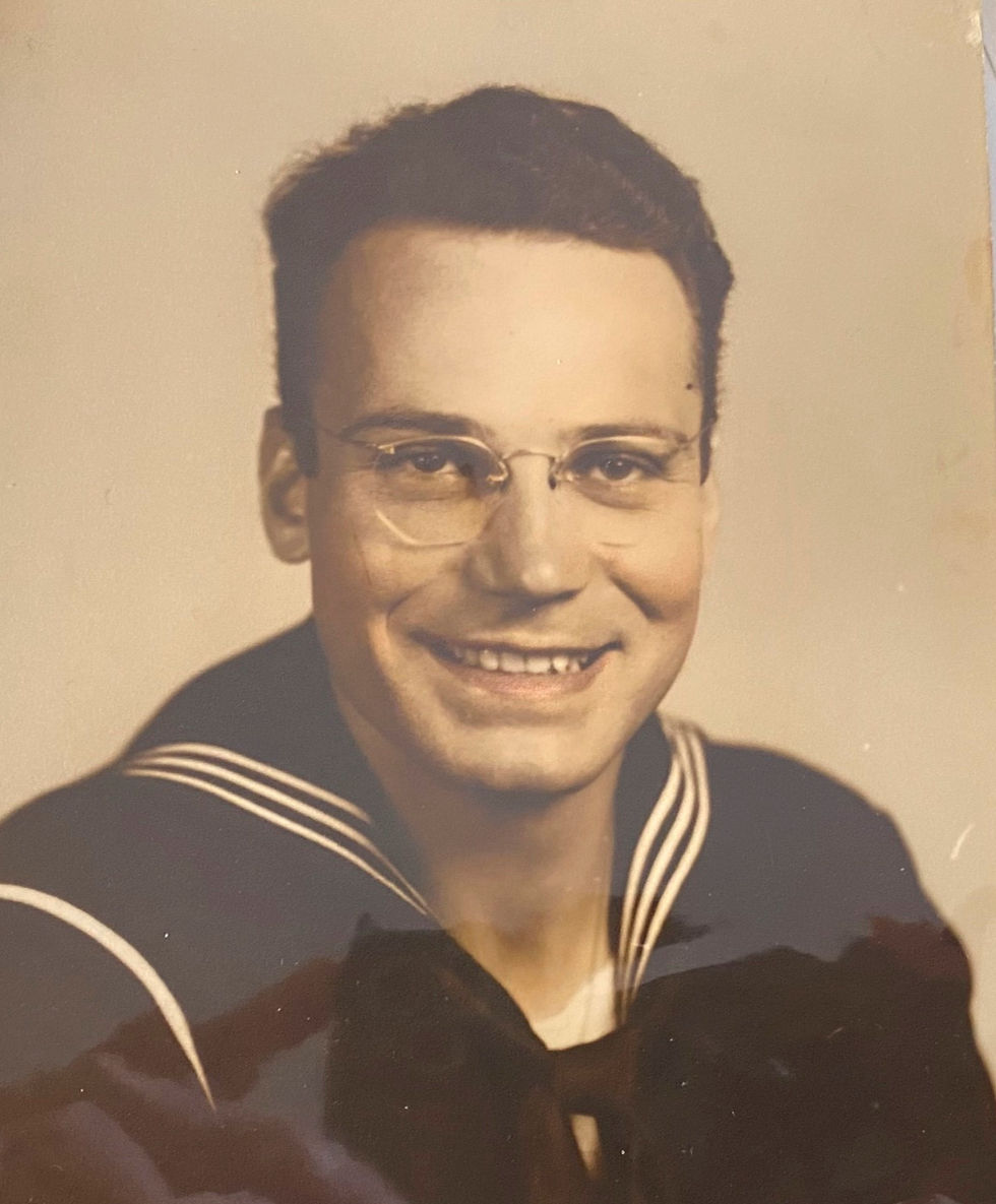 My father in the U.S. Navy