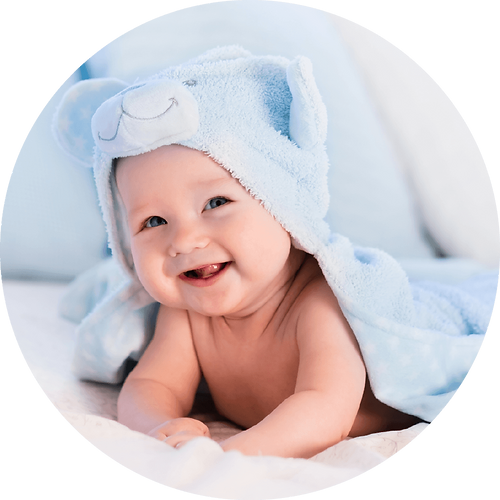 Baby enjoying a friendly environment