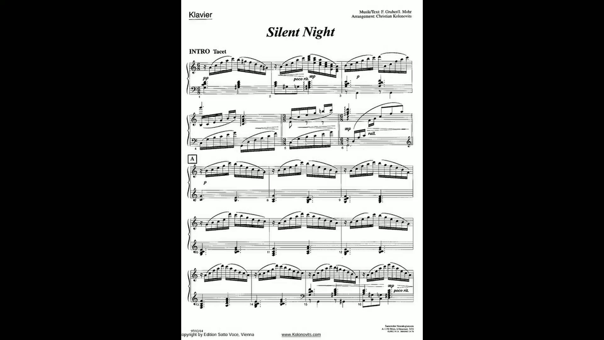 Silent night (97) - Christmas in Vienna V - Domingo-Brightman-Lotti-Cocciante