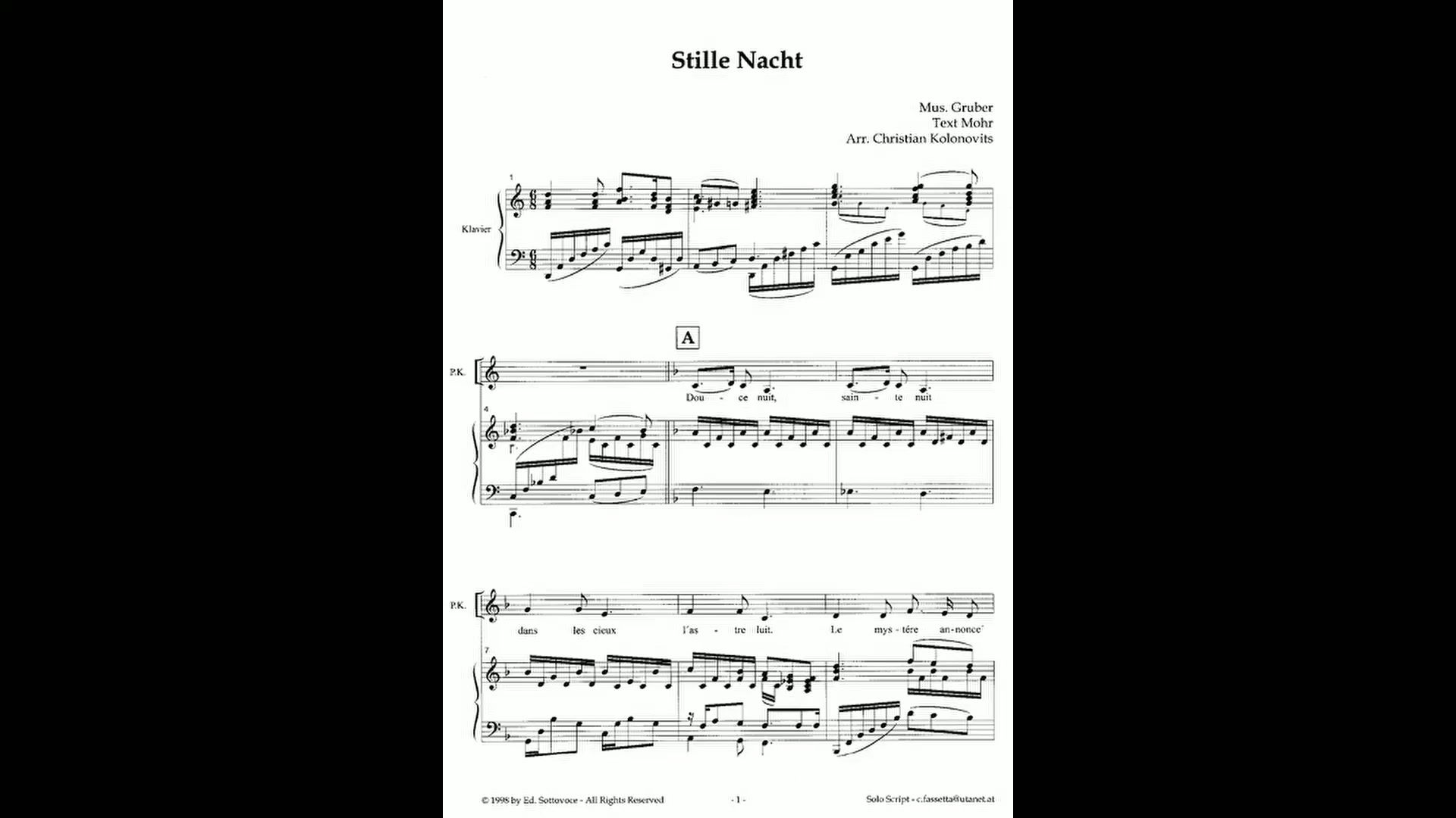 Stille Nacht (98) - Christmas in Vienna VI - P.Domingo-P.Kaas-A.Fernández