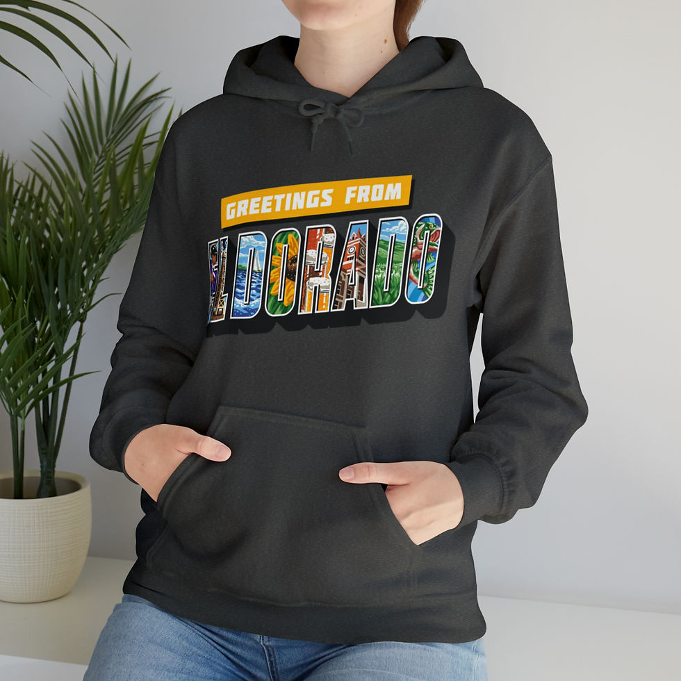 Thumbnail: Greetings from El Dorado Hooded Sweatshirt