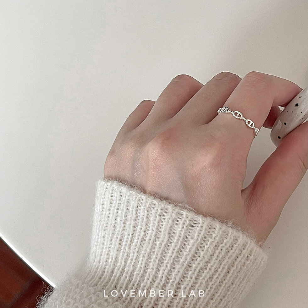 Thumbnail: Kylie Adjustable Ring (Silver)