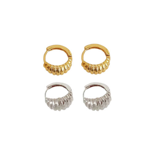 Zia Ear Hoops (Silver/Gold)