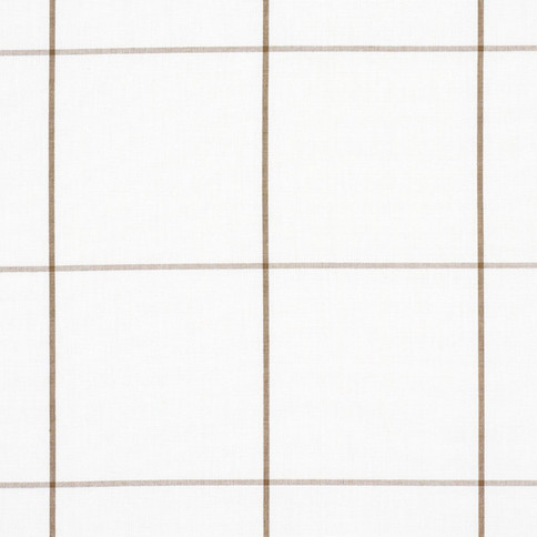 Woodman Check Fabric - Grenney Greig - Berber Brown