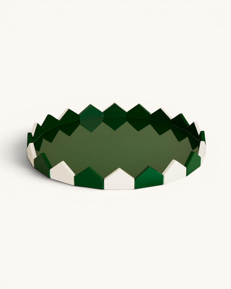 Large Tray, Forest Green