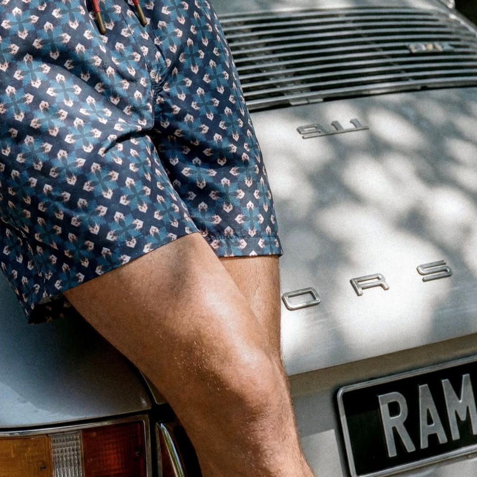 RAM London luxury Men's swimwear - Amalfi Swimming Trunks Swim Shorts
