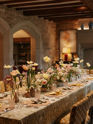 Summer Table-scapes at Coombe End Manor 