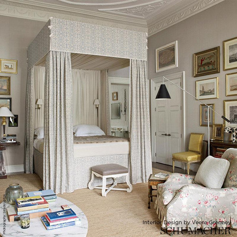 Ferne Park Fabric - Grenney Greig - Orpington Blue