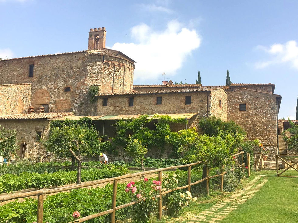 Pieve a Castello organic kitchen garden