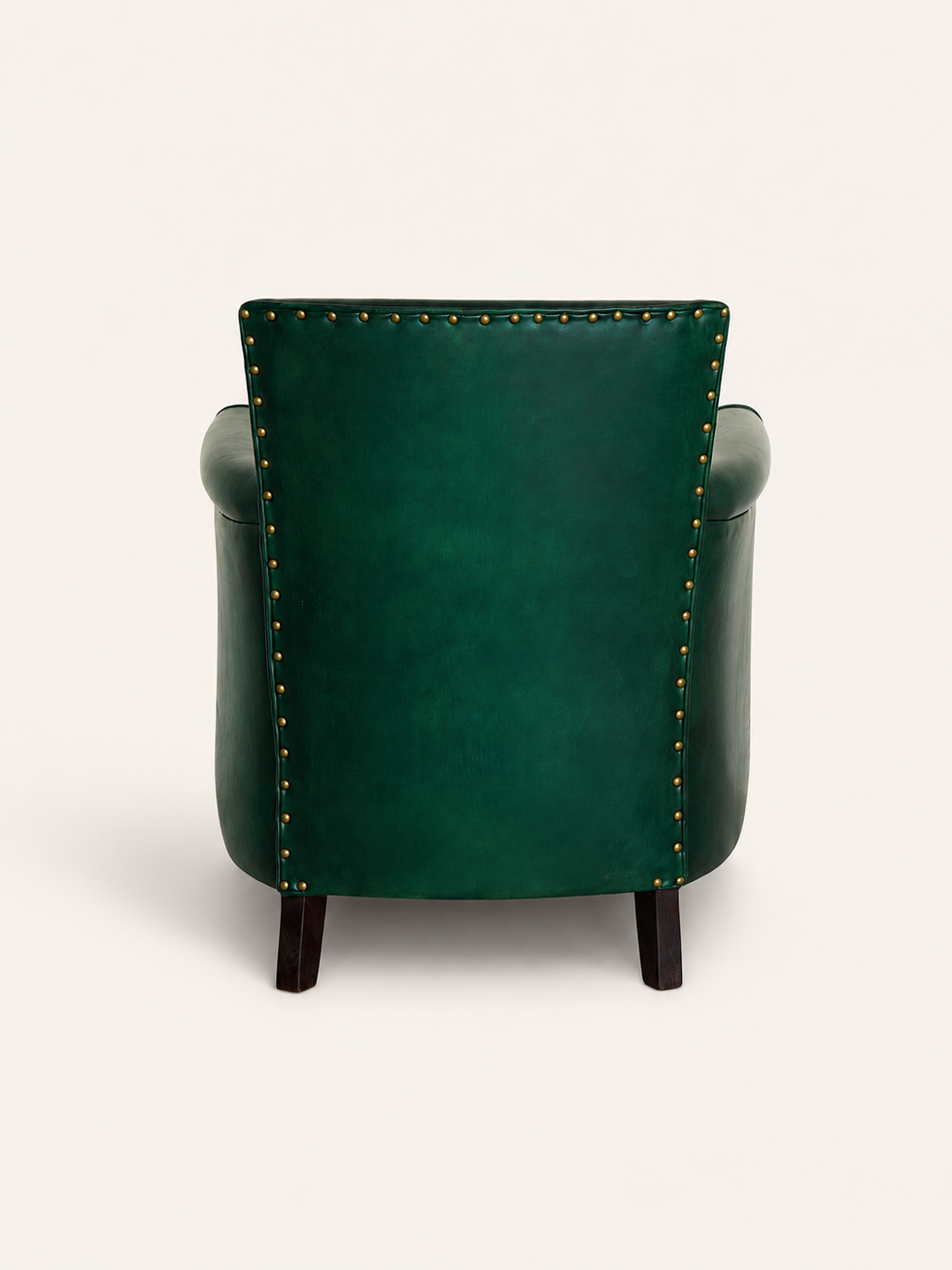 Green Leather Club Chair