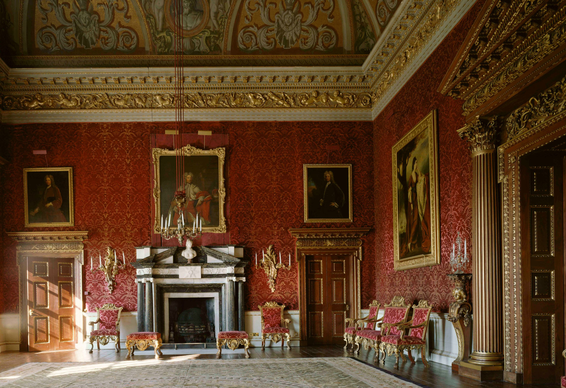 The Saloon at Houghton Hall & Gardens, Norfolk