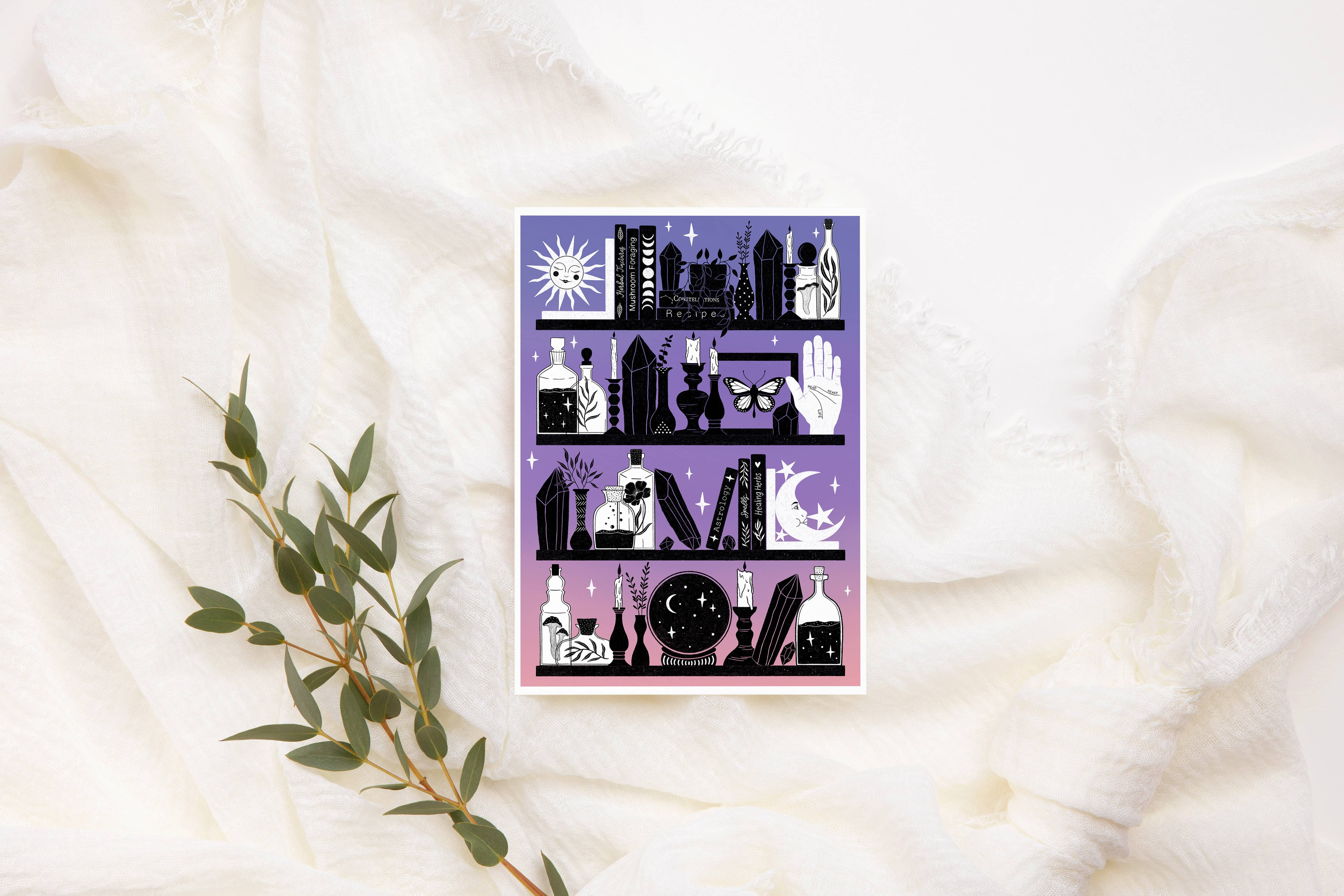 Mystical Greeting Card  |  Witchy Birthday Card