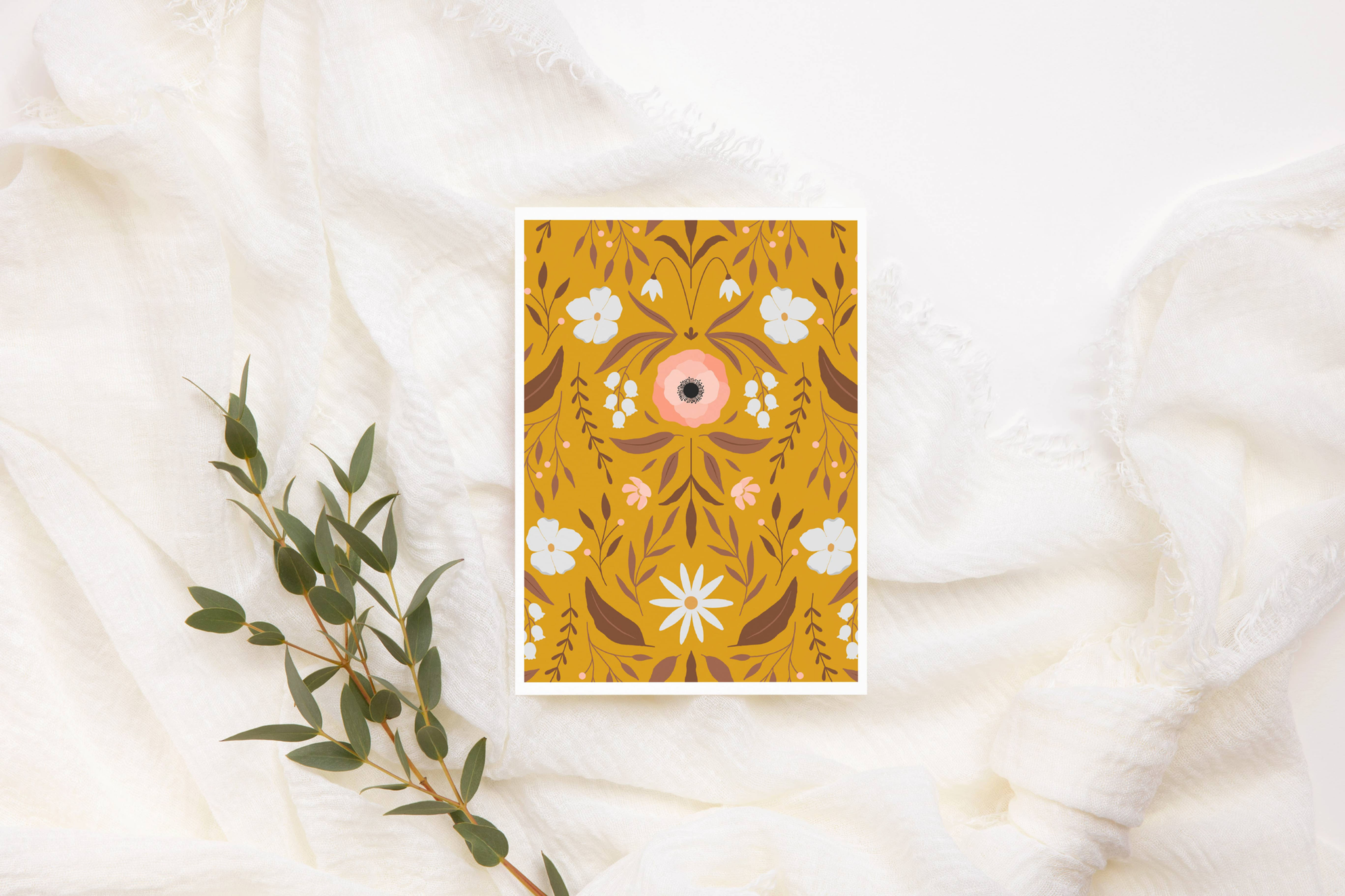 Botanical Greeting Card | Floral Birthday Card