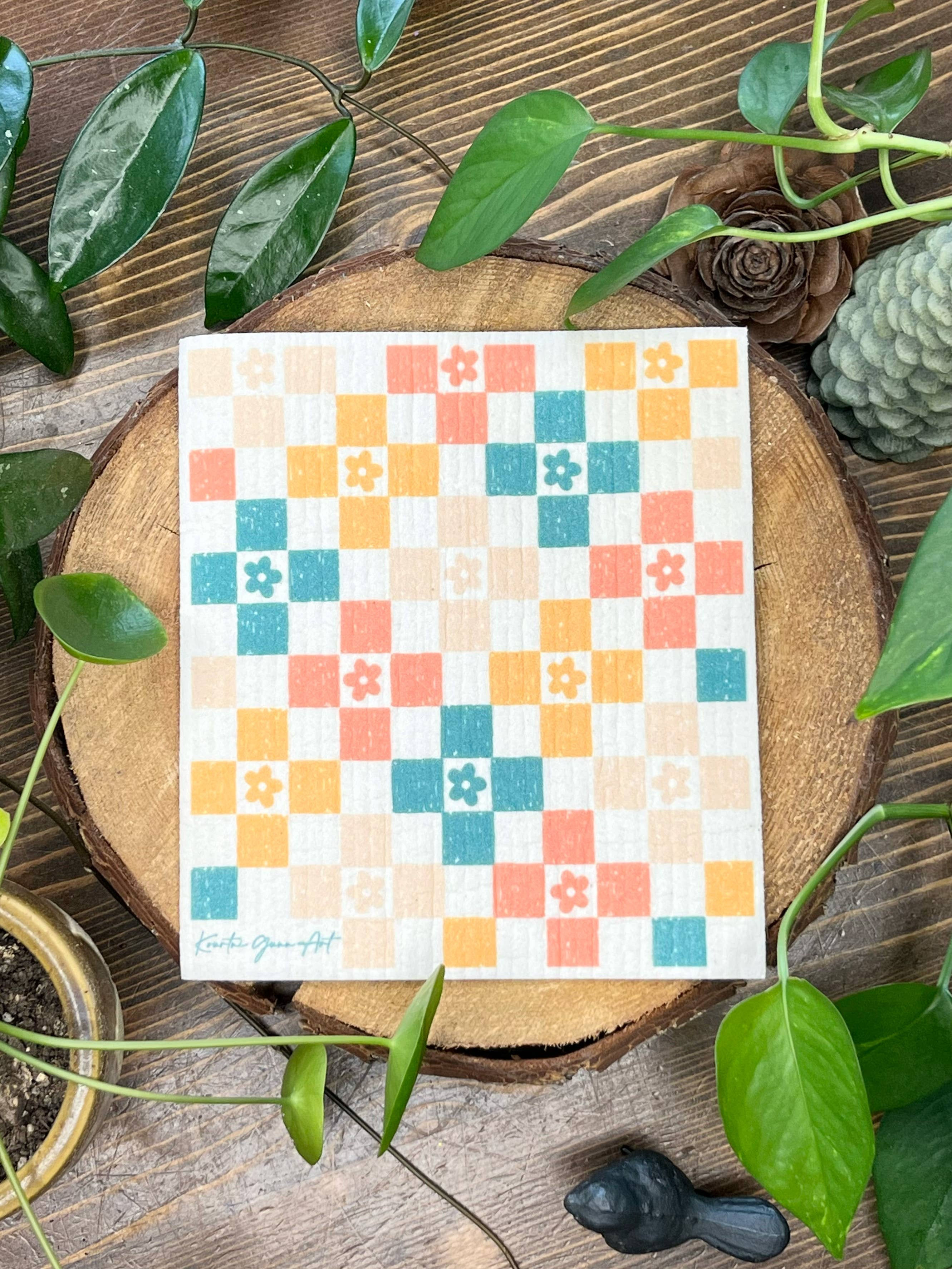 Swedish Dishcloth | Eco-Friendly Dish Cloth | Checkers