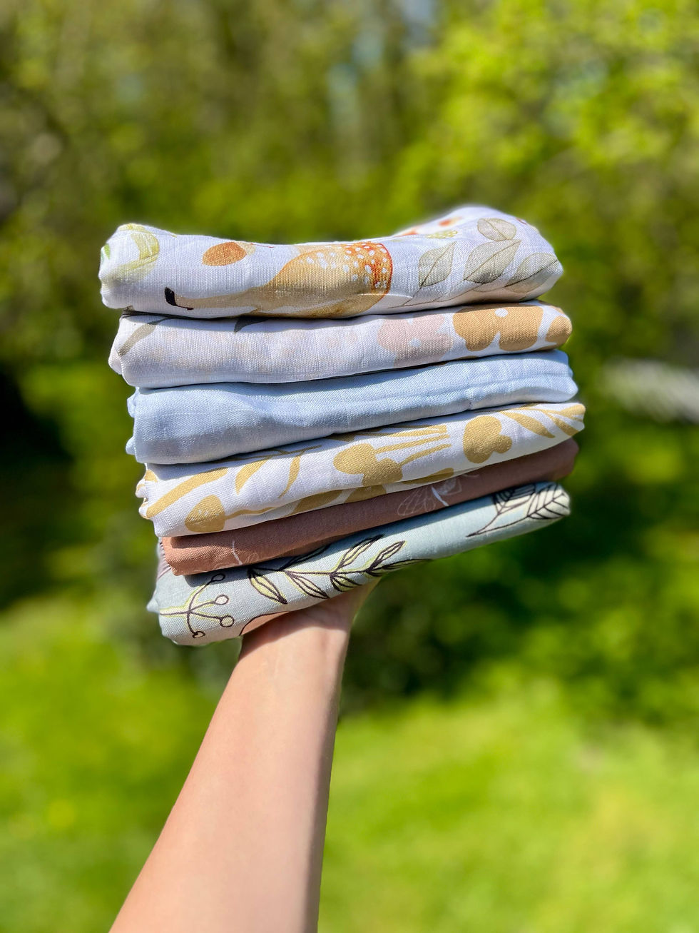Thumbnail: Woodland Baby Blanket  |  Forest Muslin Swaddle Blanket
