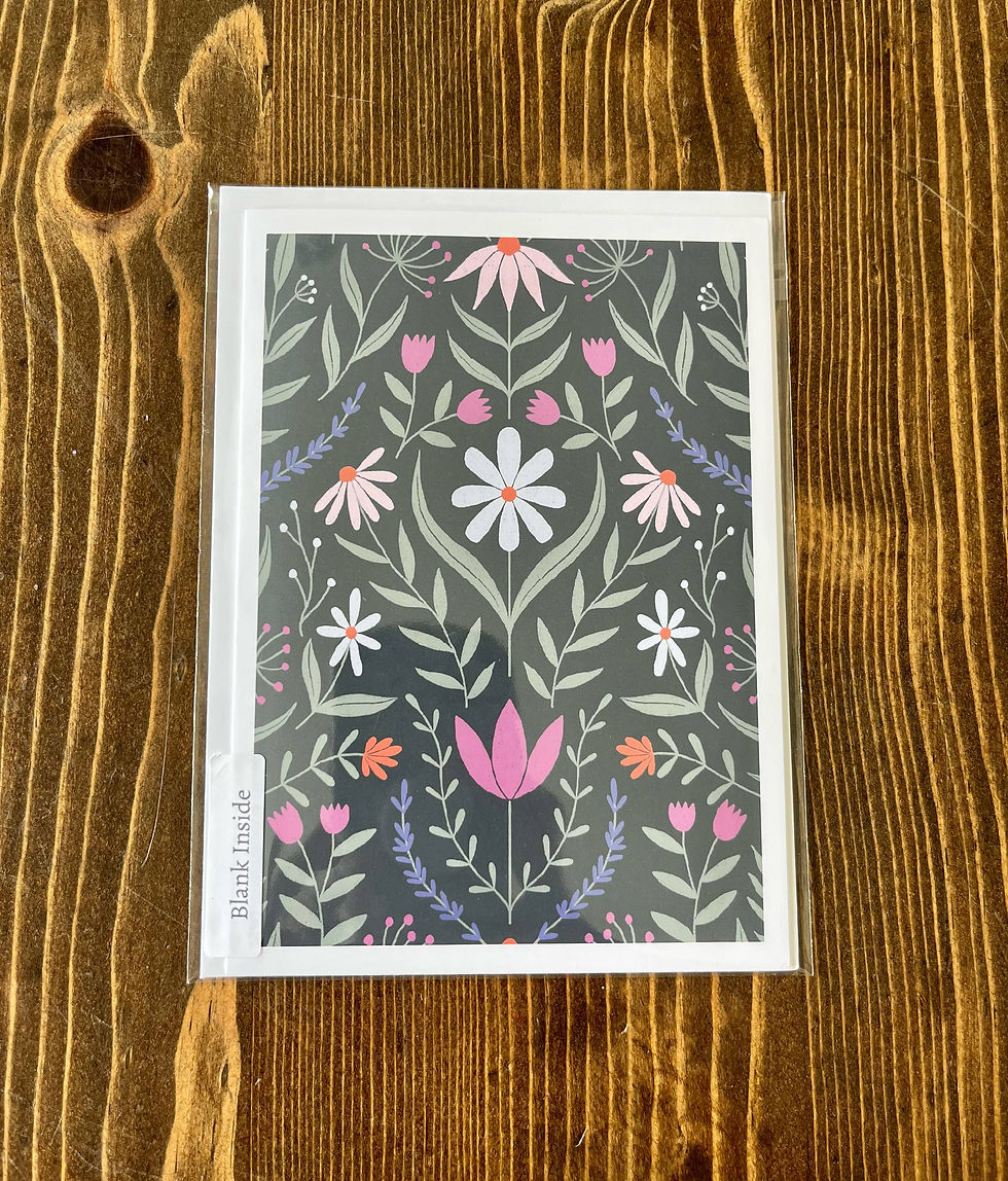 Thumbnail: Botanical Greeting Card  |  Floral Birthday Greeting Card