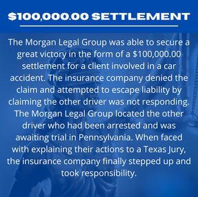 $100,000.00 Car Accident Settlement