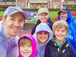 Rainy day in Disneyland
