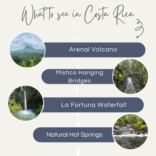 what to see in costa rica