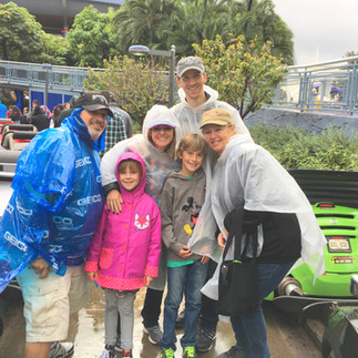 Riding Autopia in the rain