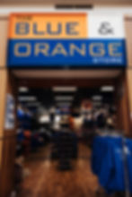 Entrance to The Blue & Orange Store inside Boise Towne Square Mall—home base for Bronco Nation’s game-day gear.