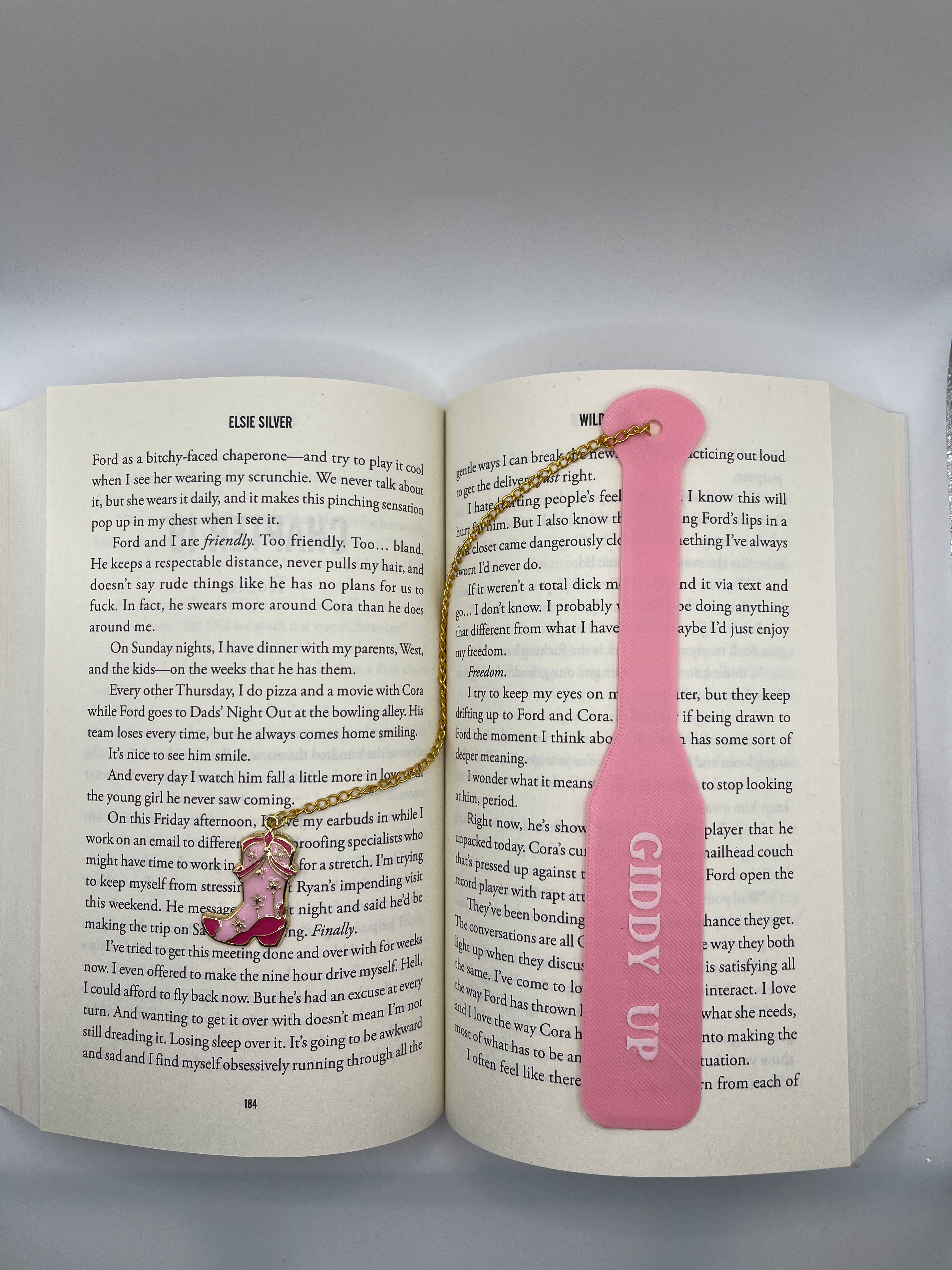 Pink Giddy Up Bookmark