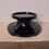 Thumbnail: BLACK GLASS POT STAND FOR POT BASE OF 3 5/8 INCHES OR 9.2 CM IN DIAMETER