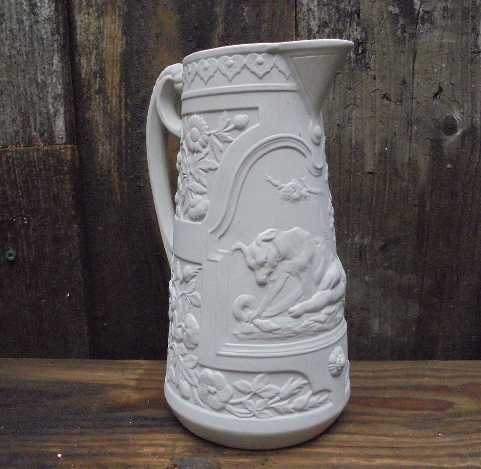 ANTIQUE PARIAN WARE JUG