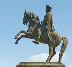 Statue of Emperor Menelik II in Addis Ababa, Ethiopia