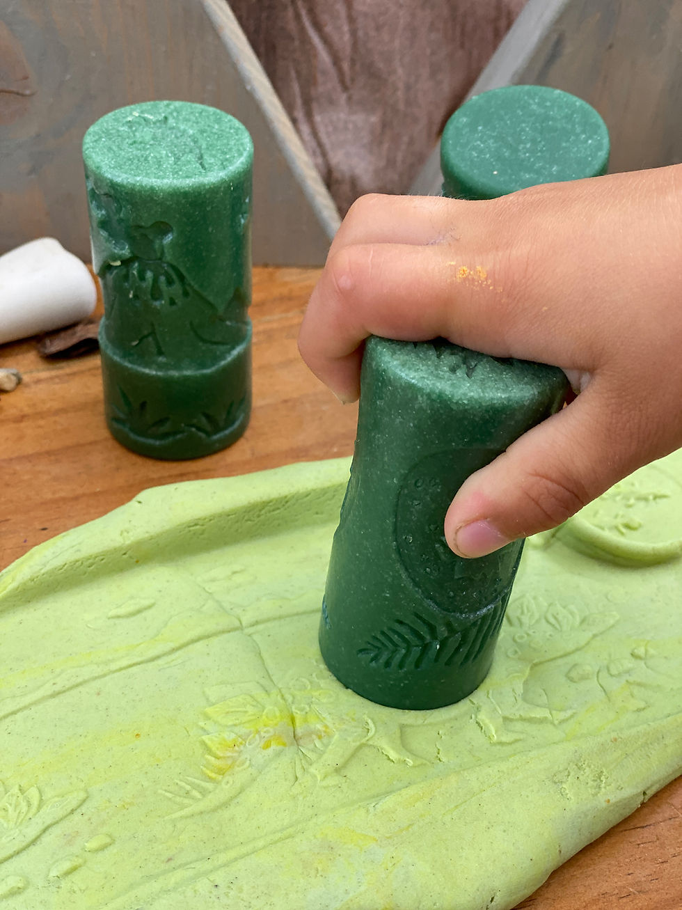 縮圖：Dinosaurs  滾輪印章 | Yellow Door