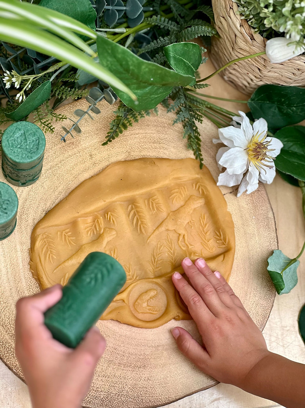 縮圖：Dinosaurs  滾輪印章 | Yellow Door