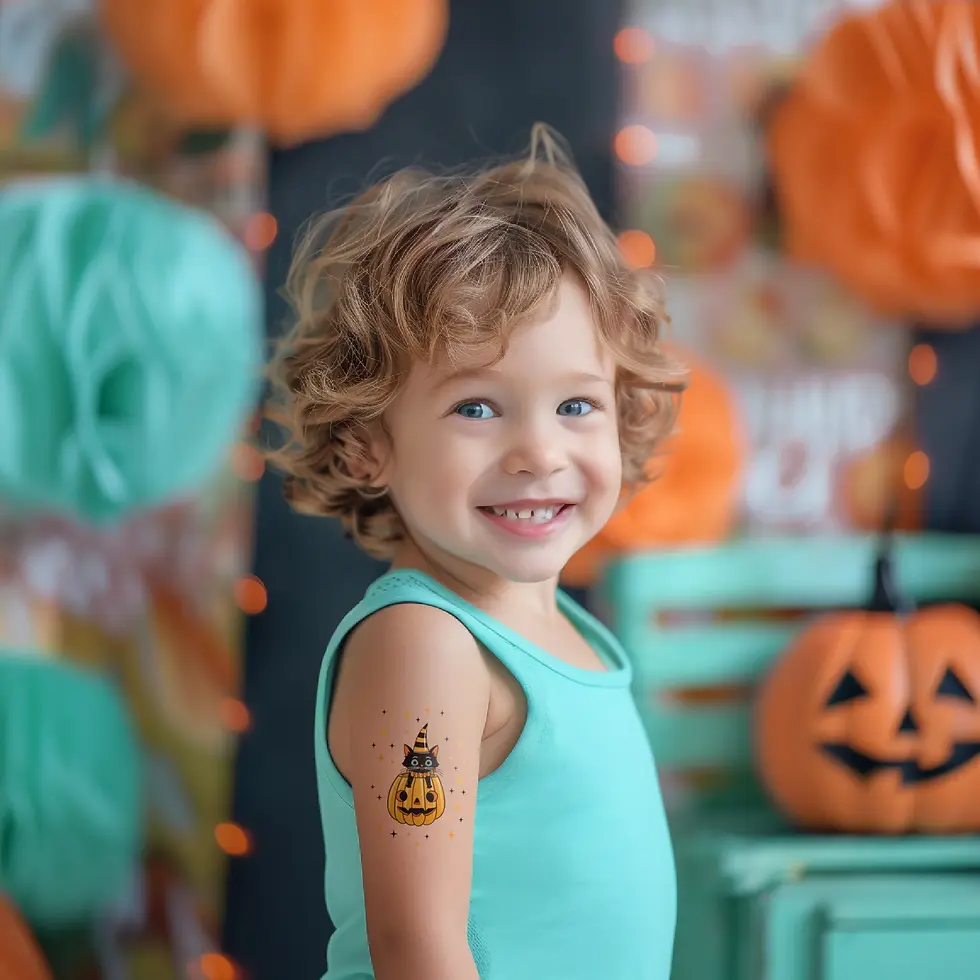 縮圖：設計師品牌轉印貼紙 — 小黑貓