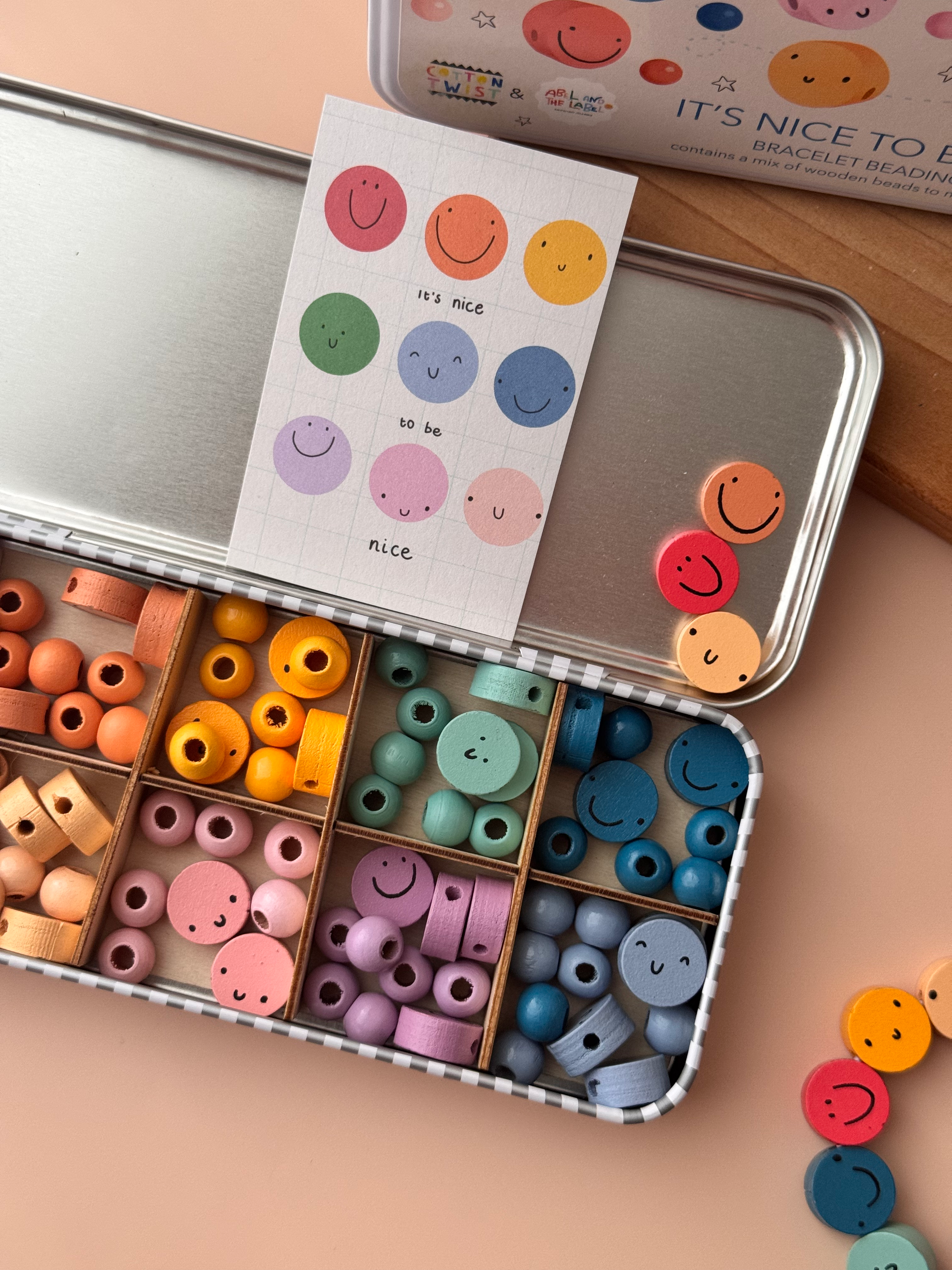 英國木質串珠品牌  | Mindful 彩虹微笑(合作款)