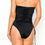Thumbnail: Spaghetti Strap or Strapless Ruched Side Tie Swimsuit